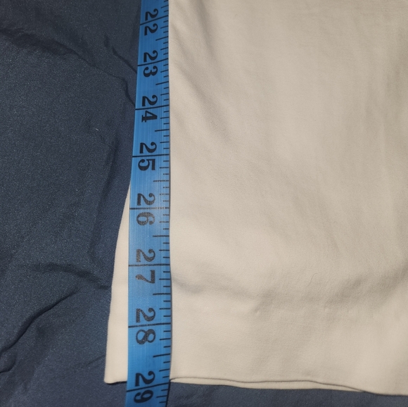 SALE - Chico's So Slimming white pants, side zip, flat front, size 2 - Picture 5 of 10